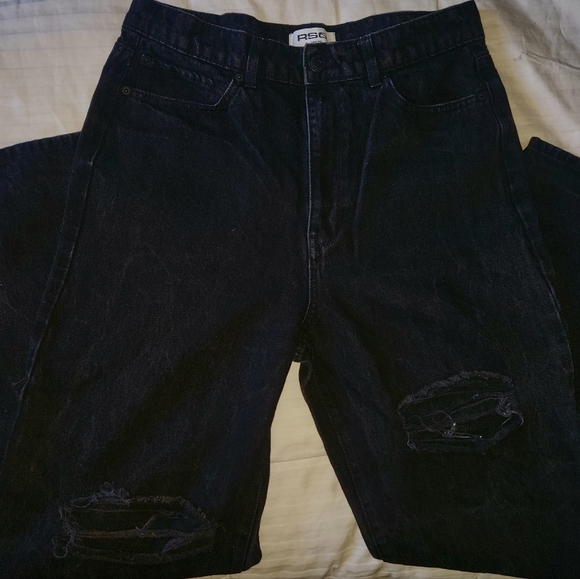 RSQ || Size 31 || Black Denim Jeans - Picture 1 of 3